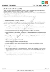 VCFW1151CA3S-TR Datasheet Page 12