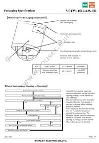 VCFW1151CA3S-TR Datasheet Page 16