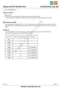 VCFW1151CA3S-TR Datasheet Page 21