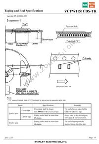 VCFW1151CDS-TR Datasheet Page 19