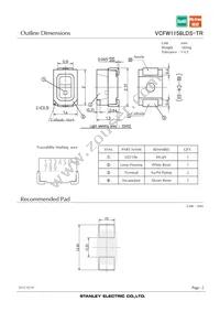 VCFW1158LDS-TR Datasheet Page 2