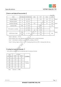 VCFW1158LDS-TR Datasheet Page 4