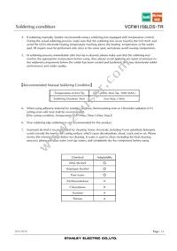 VCFW1158LDS-TR Datasheet Page 11