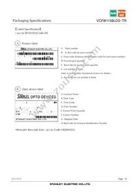 VCFW1158LDS-TR Datasheet Page 18