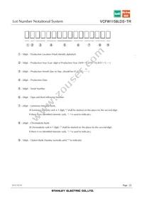 VCFW1158LDS-TR Datasheet Page 22