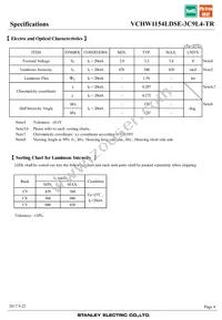 VCHW1154LDSE-3C9L4-TR Datasheet Page 4