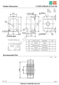 VCHW1158LDS-3C5A3-TR Datasheet Page 2