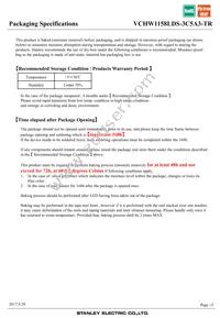 VCHW1158LDS-3C5A3-TR Datasheet Page 15