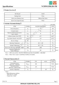 VCHW1158LDS-TR Datasheet Page 3