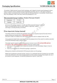 VCHW1158LDS-TR Datasheet Page 15