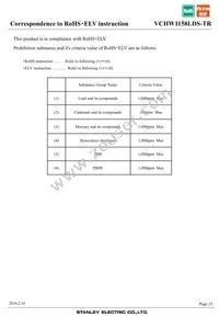 VCHW1158LDS-TR Datasheet Page 23