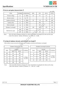 VCKB1111CS-TR Datasheet Page 4