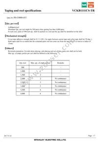 VCKB1111CS-TR Datasheet Page 17