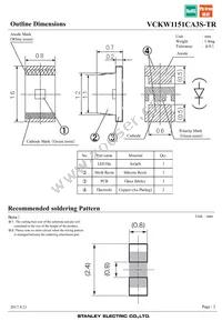 VCKW1151CA3S-TR Datasheet Page 2