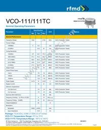 VCO-111TC Cover