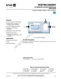 VCO790-2560KY Datasheet Cover
