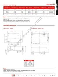 VCP24US15-E Datasheet Page 2