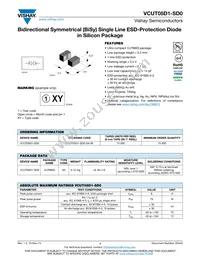 VCUT05D1-SD0-G4-08 Datasheet Cover