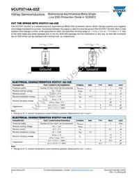 VCUT0714A-02Z-GS08 Datasheet Page 2