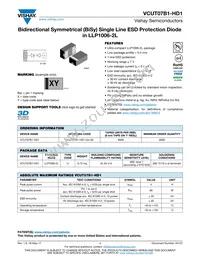 VCUT07B1-HD1-G4-08 Datasheet Cover