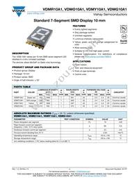 VDMR10A1 Datasheet Cover