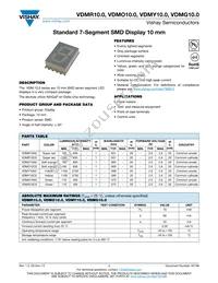 VDMY10C0 Datasheet Cover