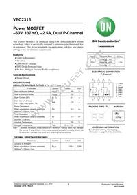 VEC2315-TL-H Datasheet Cover