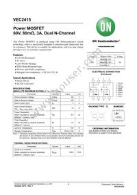 VEC2415-TL-E Datasheet Cover