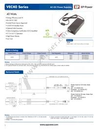 VEC40US24 Datasheet Cover