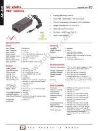 VEF50US24 Datasheet Cover