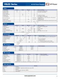 VEL05US060-UK-JA Datasheet Page 2