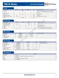 VEL12US090-UK-JA Datasheet Page 2