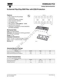 VEMI65A6-FC2-GS08 Datasheet Cover
