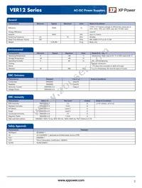 VER12US050-JA Datasheet Page 2