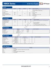 VER24US150-JA Datasheet Page 2