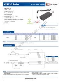 VES150PS19 Datasheet Cover