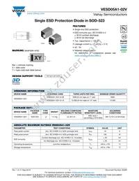 VESD05A1-02VHG3-08 Datasheet Cover