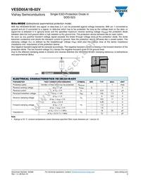 VESD05A1B-02V-GS08 Datasheet Page 2