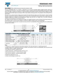 VESD05A8C-HNH-GS08 Datasheet Page 2