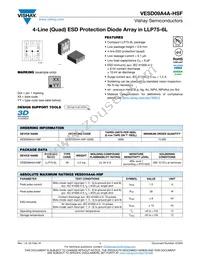 VESD09A4A-HS4-GS08 Datasheet Cover