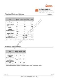 VEW1147LS-TR Datasheet Page 3