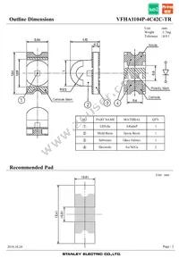 VFHA1104P-4C42C-TR Datasheet Page 2