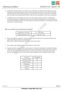 VFHA1111C-3BZ2C-TR Datasheet Page 9