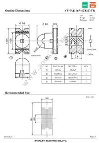 VFHA1116P-4C82C-TR Datasheet Page 2