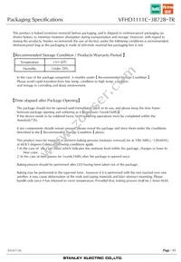 VFHD1111C-3B72B-TR Datasheet Page 11