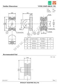 VFHL1104P-4B63C-TR Datasheet Page 2