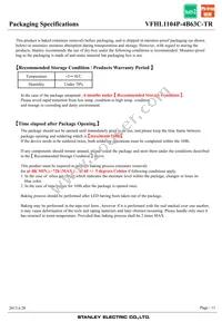 VFHL1104P-4B63C-TR Datasheet Page 11