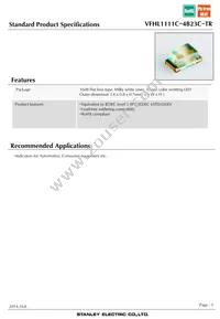 VFHL1111C-4B23C-TR Datasheet Cover