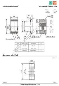 VFHL1111C-4B23C-TR Datasheet Page 2