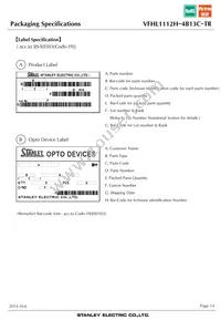 VFHL1112H-4B13C-TR Datasheet Page 14